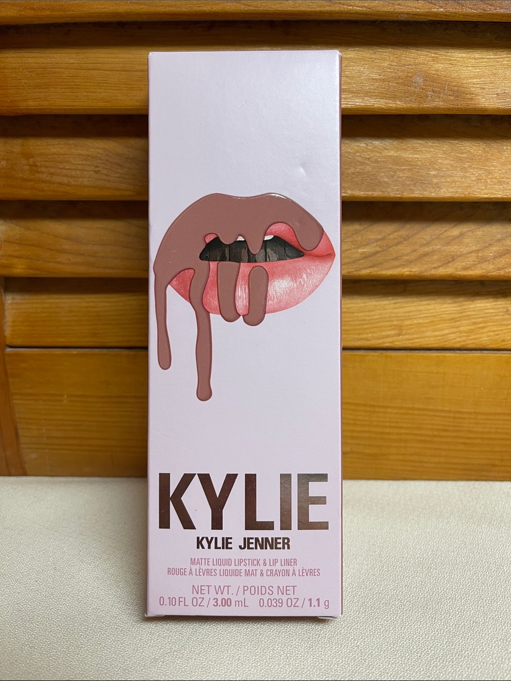 KYLIE Matte Liquid Lipstick & Lip Liner — Warm Pink Brown - Candy K Matte 802